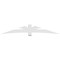 Ekena Millwork Davenport Architectural Grade PVC Gable Bracket, 108"W x 18"H x 6"D x 6"F, 4/12 Pitch GBP108X18X0606DAV00 - alternate 4